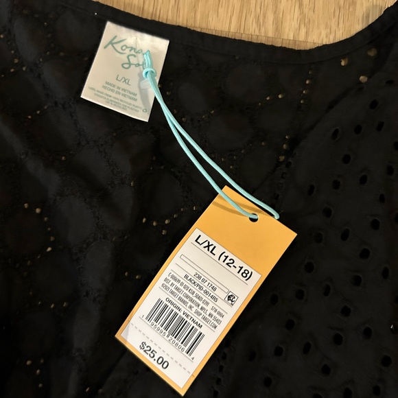 Kona Sol Target Women’s eyelet Bathing Suit Cover up - Picture 4 of 9